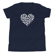 Load image into Gallery viewer, Heart 4 Horses Youth Tee