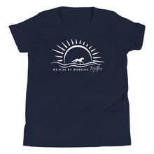 Load image into Gallery viewer, We Rise By Working Together Youth Tee